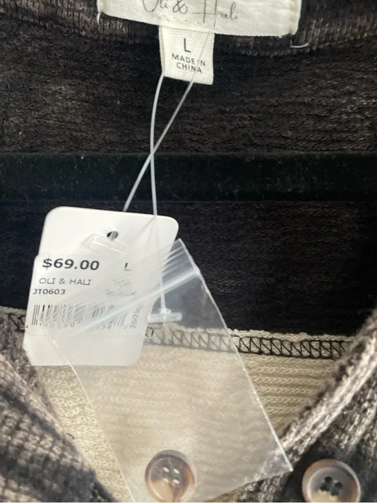 Oli & Hali Beige, Patchwork Polo with Star Appliqués - Picture 4 of 5